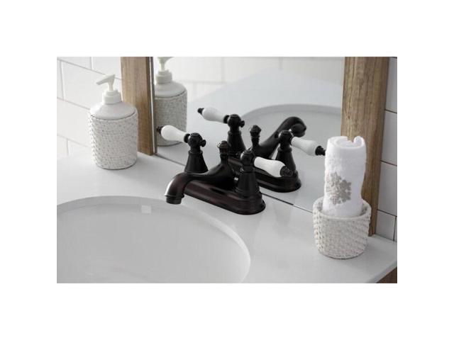 FAUCETURE FSY3605PL FSY3605PL 4' Centerset Bathroom Faucet, Oil Rubbed Bronze
