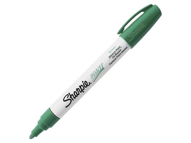 Sharpie Permanent Paint Marker Medium Point Green 35552