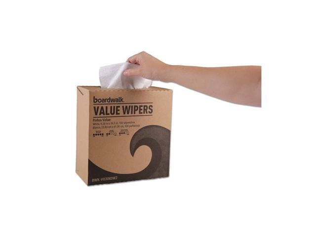 BOARDWALK BWKV030IDW2 DRC Wipers, White, 9 1/3 x 16 1/2, PK900
