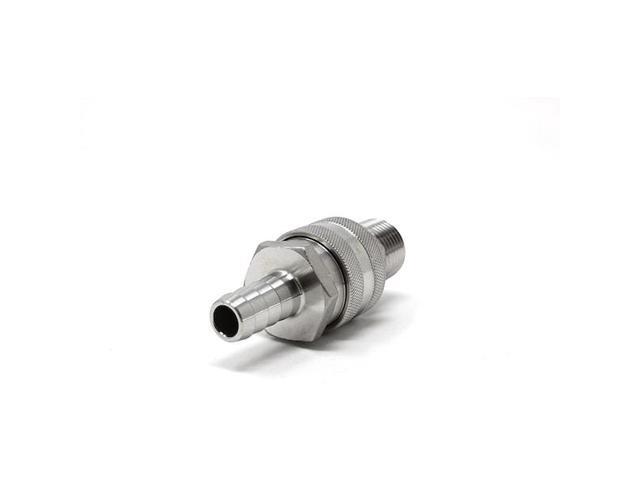 CONCORD PF-QD-BRF-MMNPT 304 Stainless Steel Quick Disconnect Barb Hose to MPT