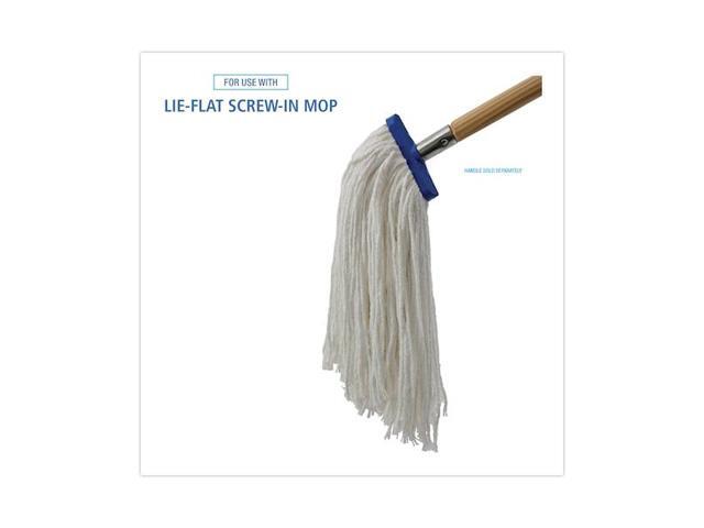BOARDWALK BWK732R 1.25 in Cut-End Wet Mop, White, Rayon, PK12, BWK732R