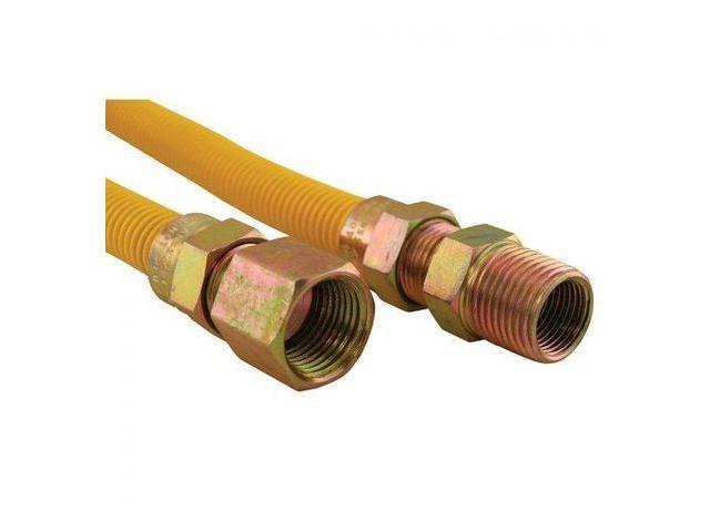 Photos - Air Conditioning Accessory JONES STEPHENS G70113 3/8' OD Gas Connector, Coated with Fitting, 3/8 FIP