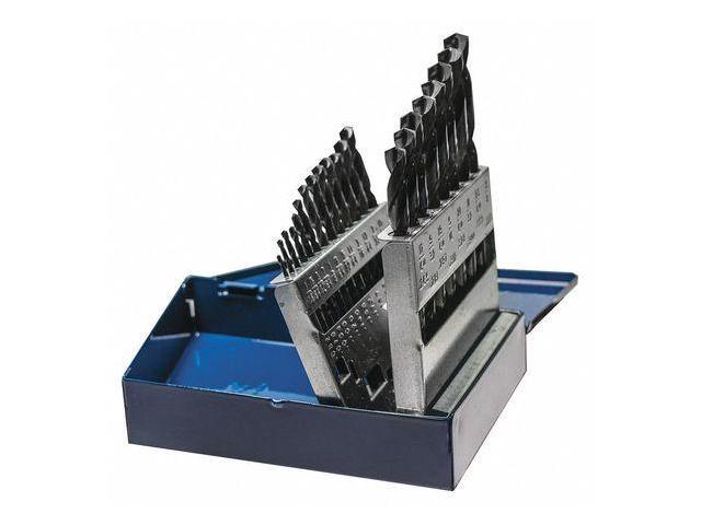 CENTURY DRILL & TOOL 24021 21pc. Black Oxide Drill Bit Set