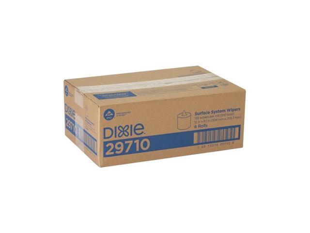 GEORGIA-PACIFIC 29710 Dry Wipe Roll,Center Pull,Wt,29710,PK6