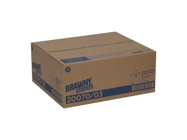BRAWNY 20070/03 Dry Wipe, Brawny Pro, Dispenser Box, Double Recreped DRC, 90