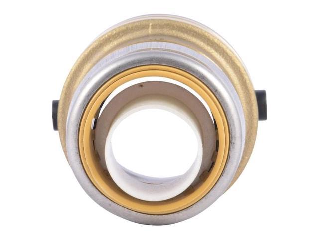 SHARKBITE UXL013528 Strt,Brass,Push-Fit11/4',Push-Fit1'