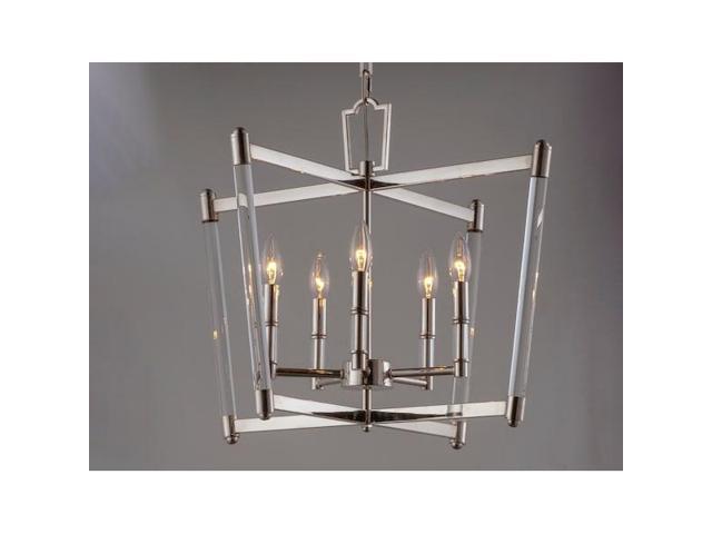 MAXIM 16103CLPN Lucent 5-Light 23.25' Wide Polished Nickel Chandelier