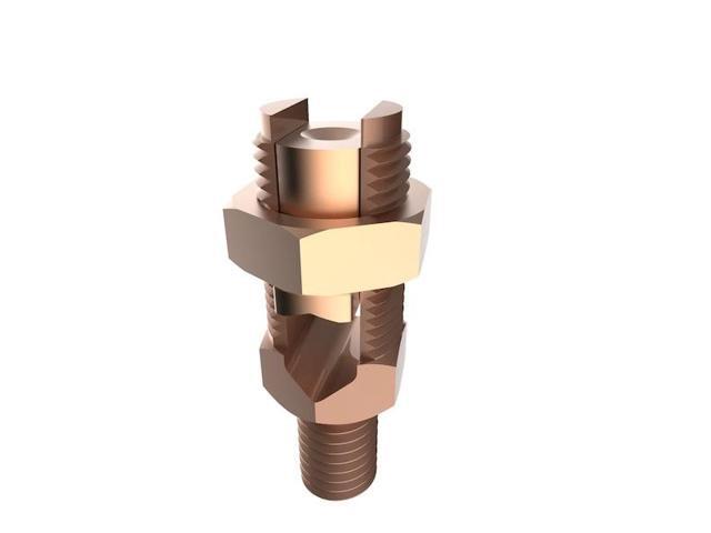 BURNDY K2C20 Copper Cable to Post/Flat,10 sol