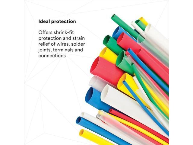 3M FP301-1/8-6'-ASSORTED-10-28 PC PKS Heat Shrink Tube Kit, Thin Wall, 2:1 I. D.