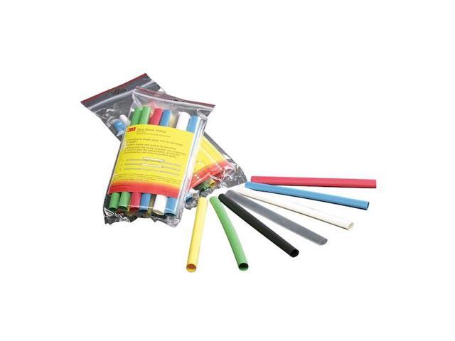 3M FP301-1/8-6'-ASSORTED-10-28 PC PKS Heat Shrink Tube Kit, Thin Wall, 2:1 I. D.