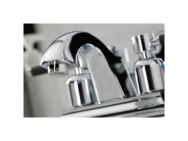 FAUCETURE FSC4641DKL FSC4641DKL 4' Centerset Bathroom Faucet, Polished Chrome