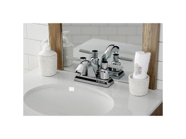 FAUCETURE FSC4641DKL FSC4641DKL 4' Centerset Bathroom Faucet, Polished Chrome