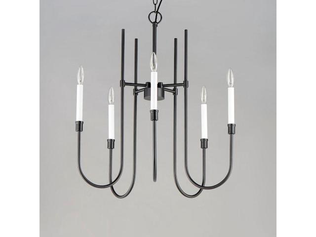 MAXIM 11285BK Tux 5-Light Chandelier
