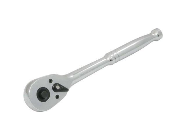 DYNAMIC D012301 Tools 1/2' Drive 45 Tooth Quick Release Ratchet, 9' Long, Chrome