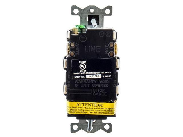 HUBBELL WIRING DEVICE-KELLEMS GFRTR20I GFCI Rceptcle, Commer., Ivry, 20A, 1 HP
