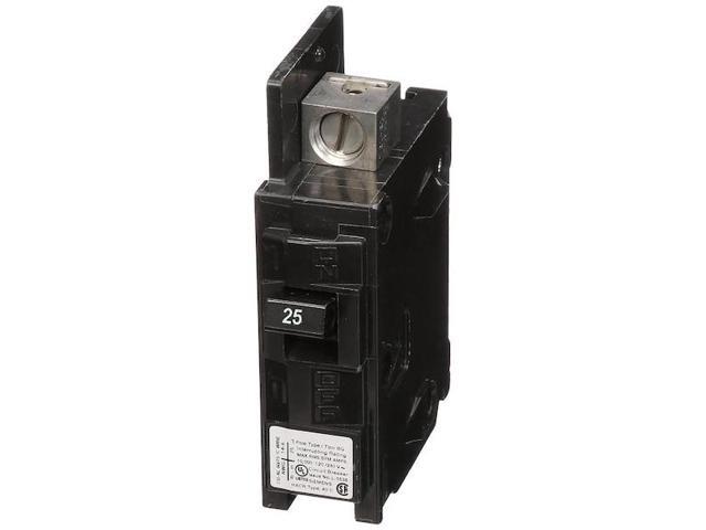 SIEMENS BQ1B025 Miniature Circuit Breaker, BQ Series, 25A, 1 Pole, 120V AC,