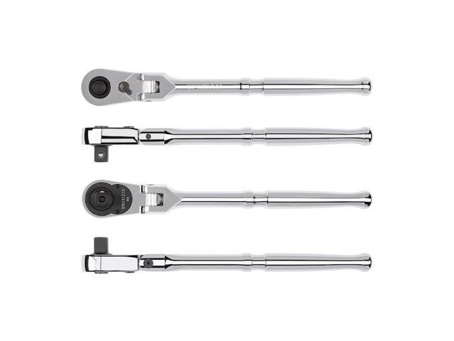 TEKTON SRH31210 1/2 Inch Drive x 10-1/2 Inch Flex Head Quick-Release Ratchet