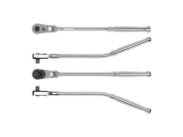 TEKTON SRH33112 3/8 Inch Drive x 12 Inch Flex Head Quick-Release Bent Handle