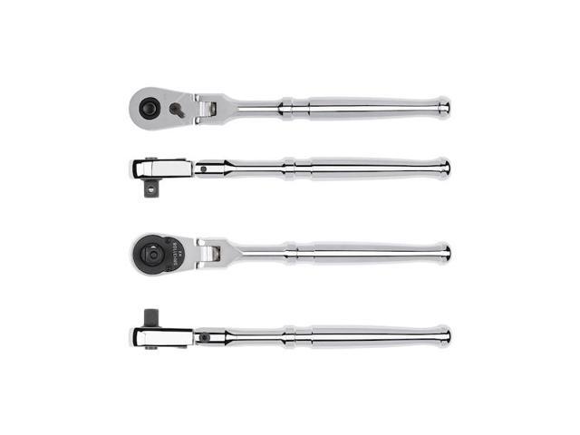 TEKTON SRH31108 3/8 Inch Drive x 8 Inch Flex Head Quick-Release Ratchet