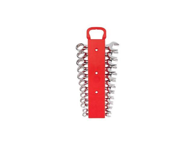 TEKTON WRN01170 Stubby Combination Wrench Set with Holder, 12-Piece (8-19 mm)