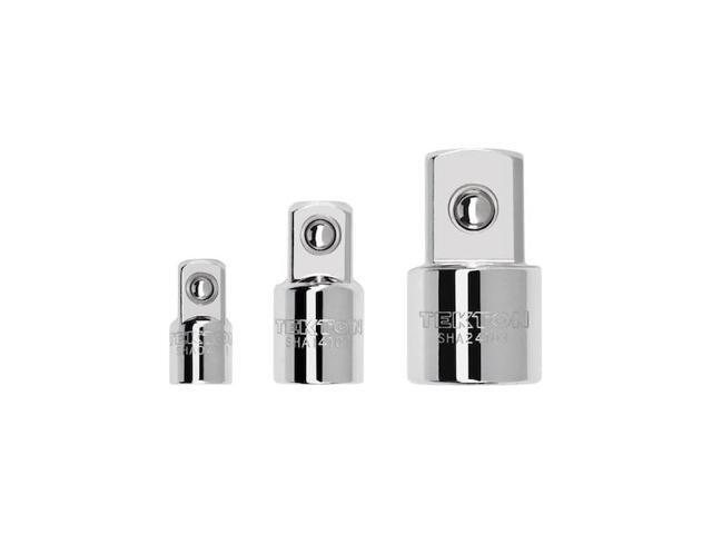 TEKTON SHA99010 1/4, 3/8, 1/2 Inch Drive Adapter Set (3-Piece)