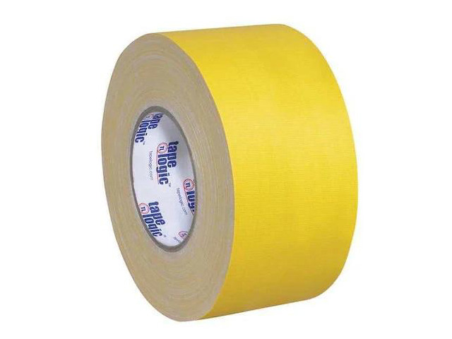 TAPE LOGIC T98818Y3PK Gaffers Tape, 11.0 Mil, 3' x 60 yds., Yellow, PK3