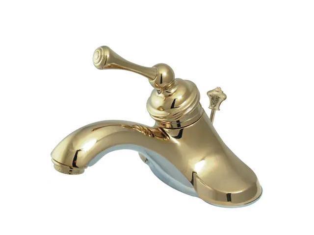 Kingston Brass KB3542BL Single Handle 4' Centerset Lavatory Faucet with Retail P