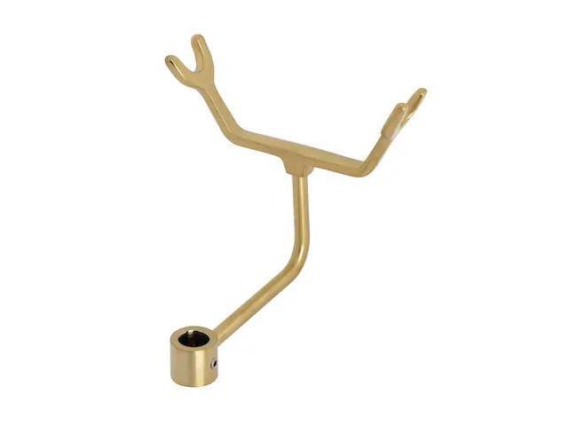 Kingston Brass ABT1050-7 Vintage Shower Pole Holder, Brushed Brass