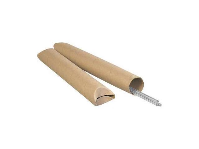 PARTNERS BRAND S3048K Crimped End Mailing Tubes, 3 x 48, Kraft, PK24