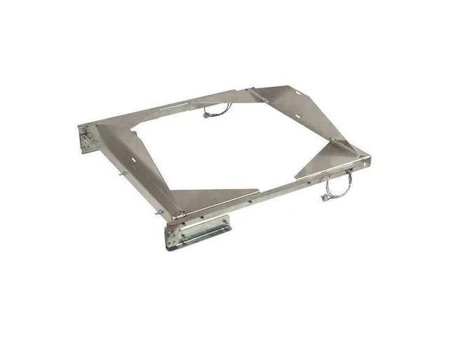 DAYTON 20CK53 Hinge Kit, 34inWx34inL, Galvanized Steel