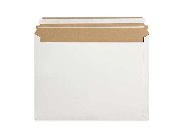 PARTNERS BRAND RM1EP Express Pouch Mailer, 12 1/2' x 9 1/2', White, PK250