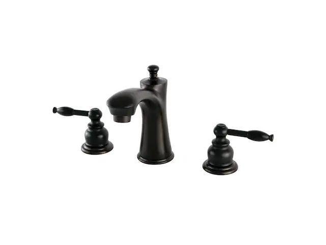 KINGSTON BRASS KB7965KL 8' Widespread Bathroom Faucet, Oil Rubbed Bronze