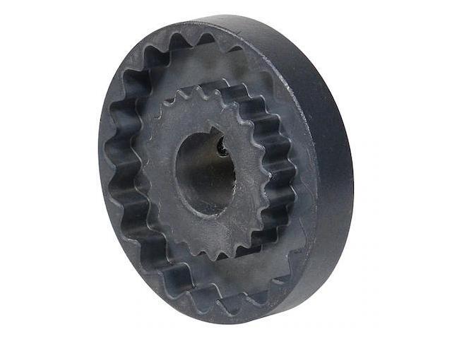 TB WOODS 5J12 Sure-Flex Sleeve Coupling Flange, 5J, Bore 1/2'