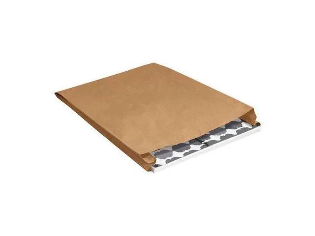 PARTNERS BRAND BGM108K Gusseted Merchandise Bags, 17 x 24 x 4, Kraft, PK500
