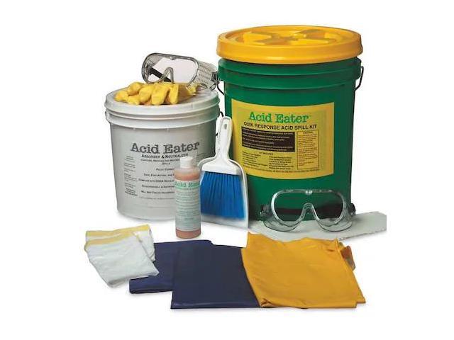ACID EATER 1006-001 Acid Eater Battery Acid Spill Kit, 2 Gallon Volume Absorbed