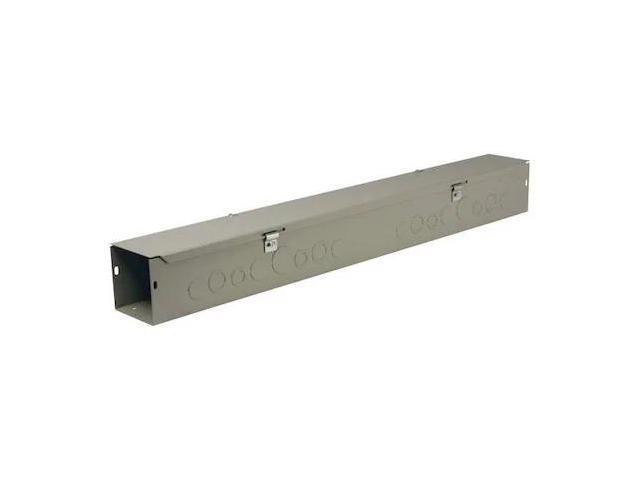 WIEGMANN HS665 Straight Section Wireway, 1 Rating, Steel, Powder Coated