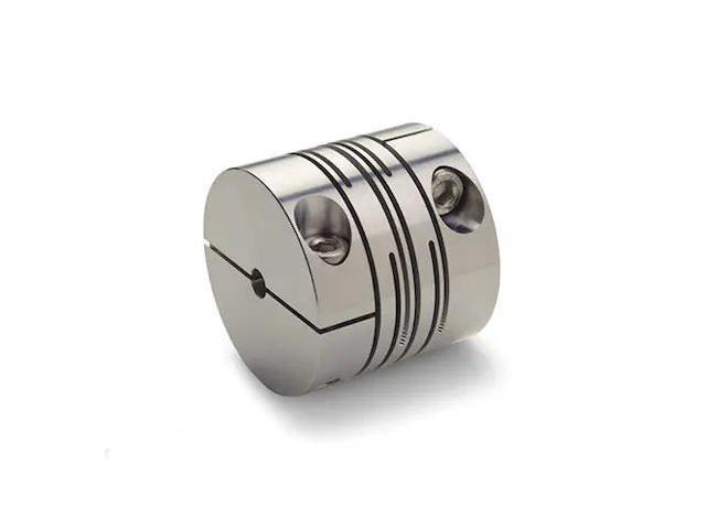 RULAND RSC16-4-4-A Slit Coupling, Clamp, Short, Bores 0.250'x0.250', OD 0.984',