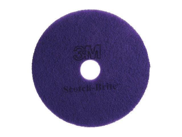 SCOTCH-BRITE 08744 Diamond Floor Pad Plus,17 In,Purple,PK5