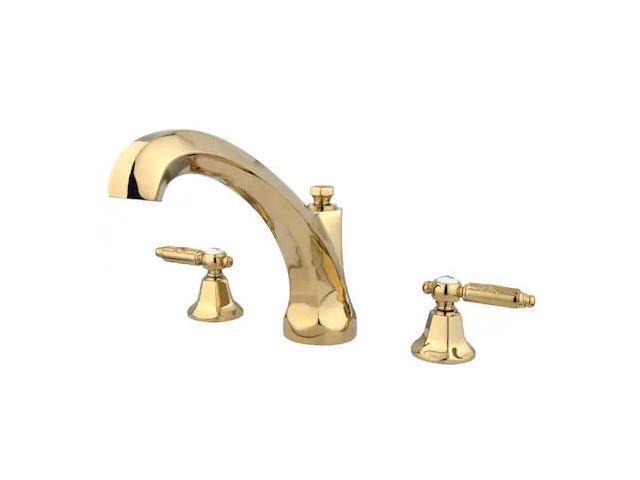 Kingston Brass KS4322GL Roman Tub Filler, Polished Brass