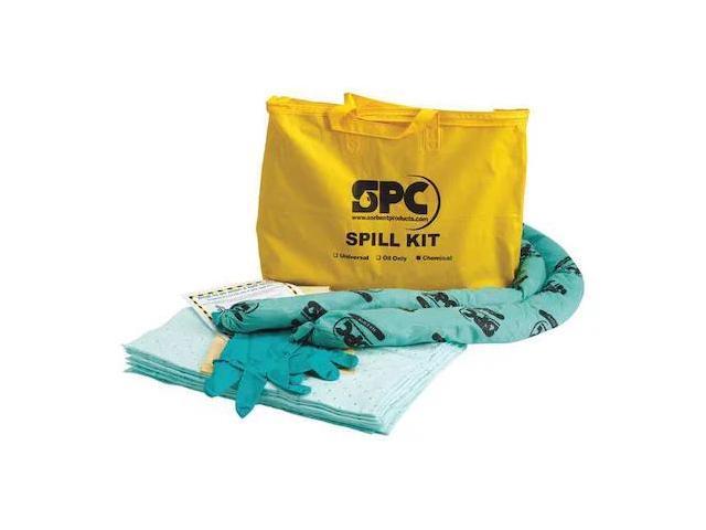 BRADY SKH-PP Spill Kit, 5 gal Volume Absorbed per Kit, Bag, Yellow