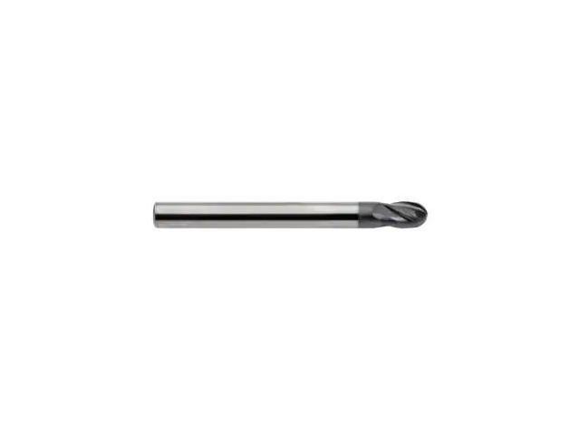 M. A. FORD 165S2500GX Tuffcut Gp 4 Flute Ball Nose End Mill Stub, 03655