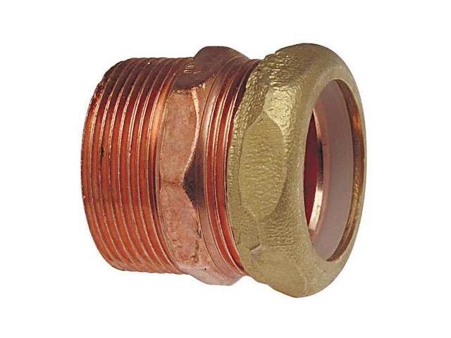 NIBCO 9047 11/2 1-1/2' NOM SJ x 1-1/2' MNPT Copper Adapter