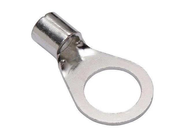BURNDY YAD2CM20E34 One-Hole Compression Lug, 2 AWG Max, 3/4 in Stud, Long