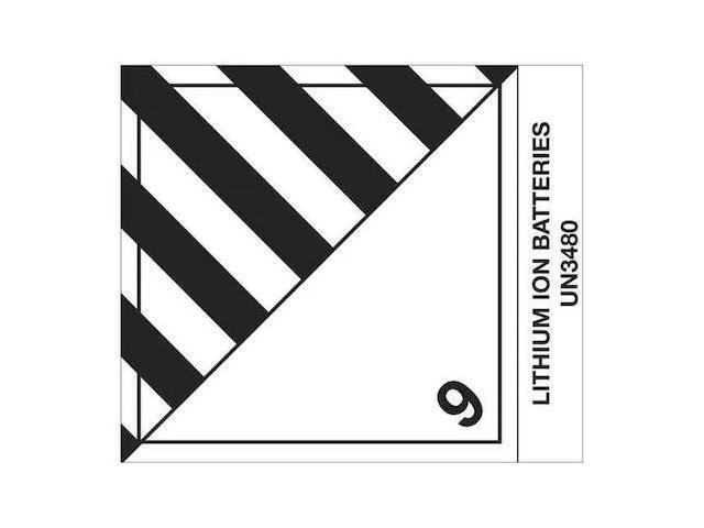 TAPE LOGIC DL519P2 Tape Logic Labels, 'Lithium Ion Batteries', 4' x 4 3/4',