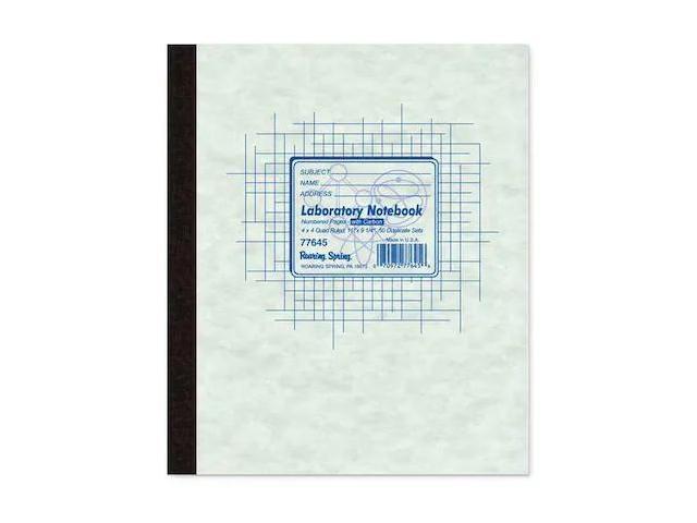 ROARING SPRING 77645 Lab Notebooks, 11'x9.25', 50 sets Yellow/White