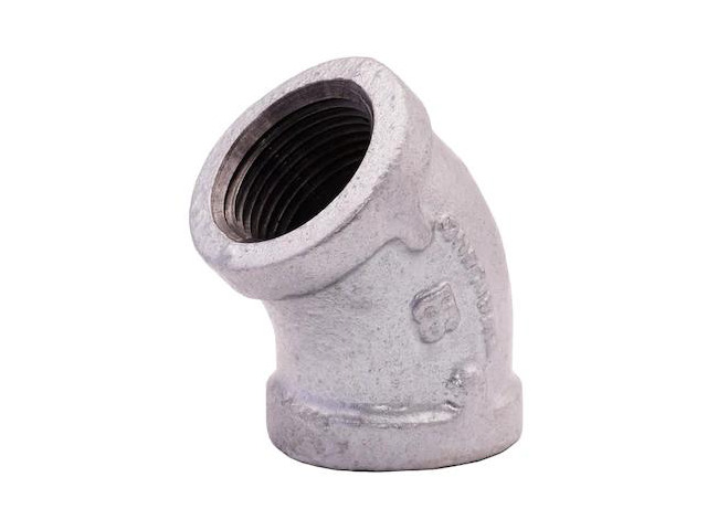 LEGEND VALVE 352-029 2-1/2' GALVANIZED 45 ELBOW