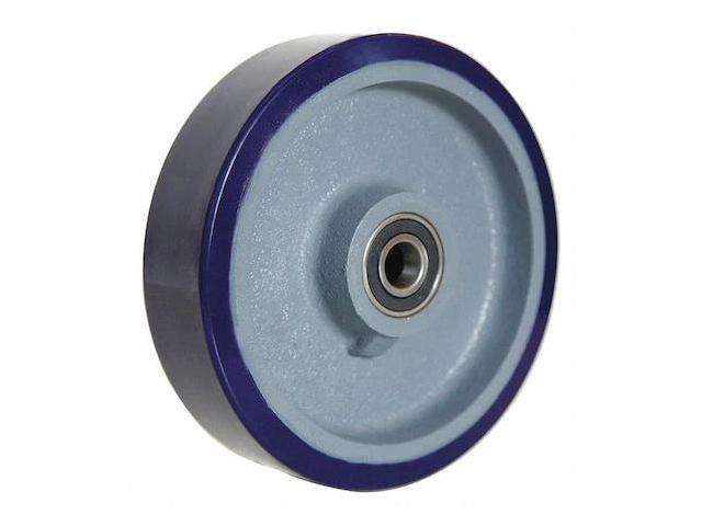 ZORO SELECT 4DB71 Caster Wheel,Polyurethane,8 in.,1200 lb.