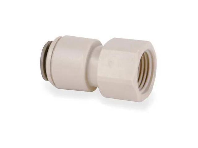 JOHN GUEST CI-3208U7-S Acetal Copolymer Faucet Adapter, 1/4 in Tube Size