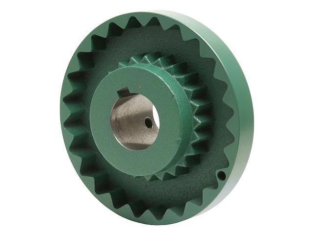 TB WOODS 10S214 Sure-Flex Sleeve Coupling Flange, 10S, Bore 2-1/4'