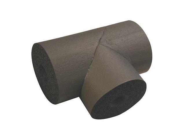 K-FLEX USA 801-T-048418 4-1/8' x 1-1/4' Elastomeric Tee Pipe Fitting